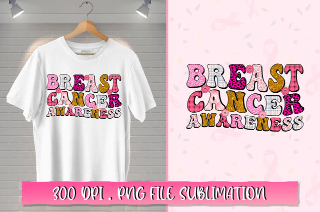 Breast cancer awareness Retro Sublimation SVG Shetara Begum 