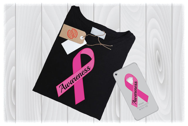 Breast Cancer Awareness Ribbon SVG Files for Cricut Designs | Cancer SVG Files SVG My Sew Cute Boutique 