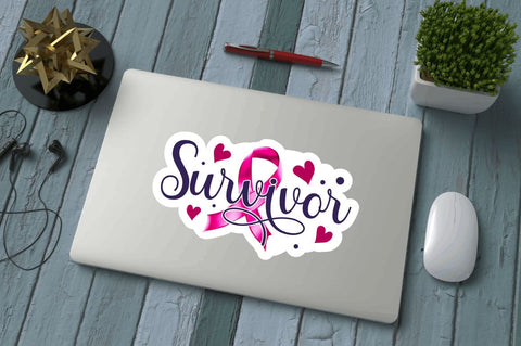 Breast Cancer Awareness Stickers Bundle Sublimation Regulrcrative 