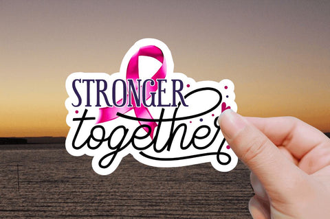 Breast Cancer Awareness Stickers Bundle Sublimation Regulrcrative 