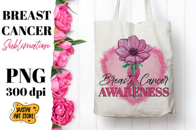 Breast Cancer Awareness sublimation design. Pink October Sublimation Yustaf Art Store 