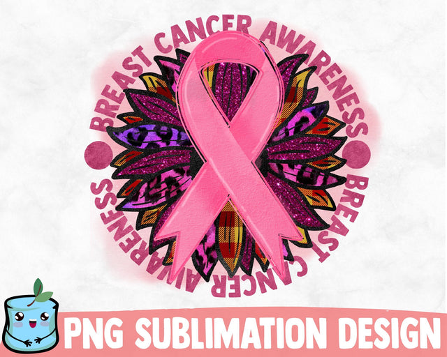 Breast Cancer Awareness Sublimation Design SVG MintyMarshmallows 