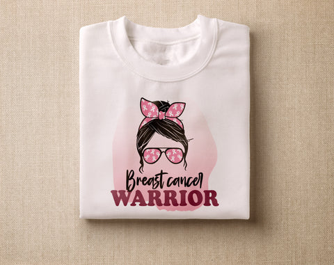Breast Cancer Awareness Sublimation Designs Bundle, 20 Designs, Breast Cancer Warrior PNG Files, Wishing For A Cure PNG Sublimation HappyDesignStudio 