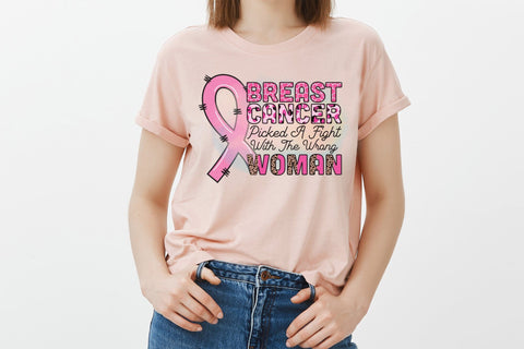 Breast Cancer Awareness Sublimation PNG Sublimation CraftLabSVG 