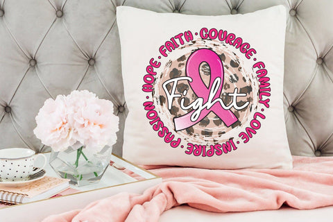 Breast Cancer Awareness Sublimation PNG Sublimation CraftLabSVG 
