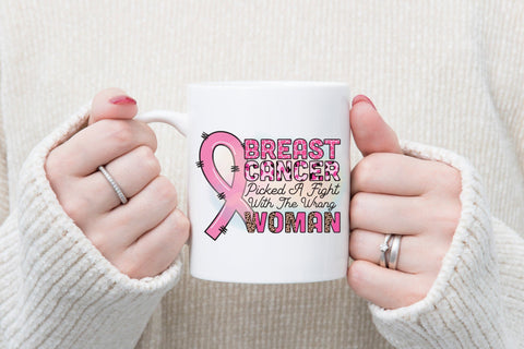 Breast Cancer Awareness Sublimation PNG Sublimation CraftLabSVG 