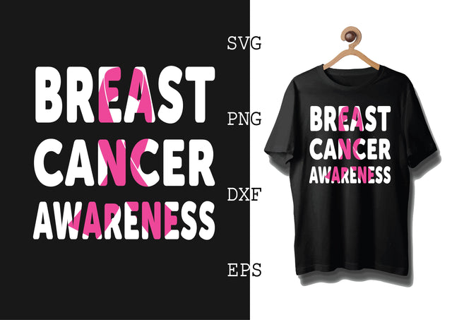 Breast Cancer Awareness Svg, Breast Cancer Awareness Svg, Png, Eps, Dxf Files SVG DesignTShirt 