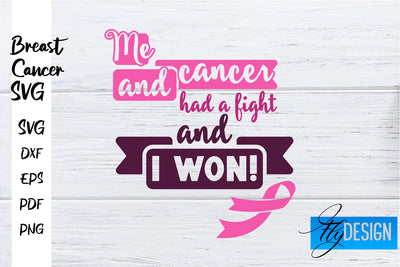 Breast Cancer Awareness SVG | Breast Cancer Quotes SVG | Breast Cancer SVG Fly Design 