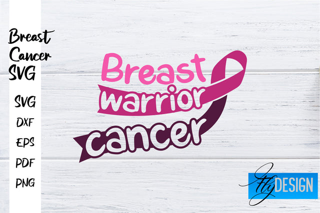 Breast Cancer Awareness SVG | Breast Cancer Quotes SVG | Breast Cancer SVG Fly Design 