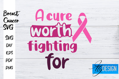 Breast Cancer Awareness SVG | Breast Cancer Quotes SVG | Breast Cancer SVG Fly Design 