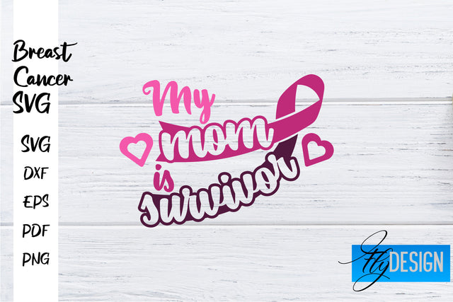 Breast Cancer Awareness SVG | Breast Cancer Quotes SVG | Breast Cancer SVG Fly Design 