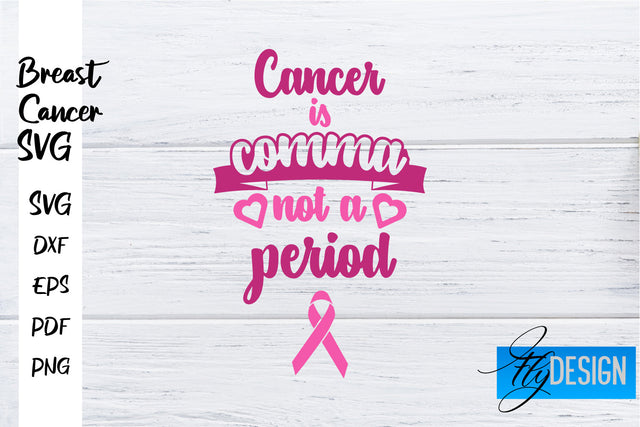Breast Cancer Awareness SVG | Breast Cancer Quotes SVG | Breast Cancer SVG Fly Design 