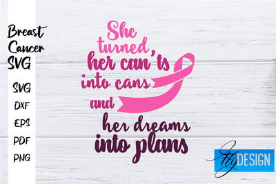 Breast Cancer Awareness SVG | Breast Cancer Quotes SVG | Breast Cancer SVG Fly Design 
