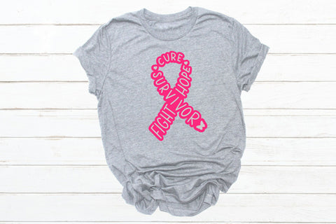 Breast Cancer Awareness SVG - Breast Cancer Ribbon -Survivor SVG Stacy's Digital Designs 