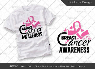 Breast Cancer Awareness SVG Cut File | Breast Cancer Svg | Cancer Survivor Svg | Pink Ribbon Svg | Cancer Ribbon Svg | Fight Cancer Svg | Breast Cancer Quote Svg SVG ETC Craft 