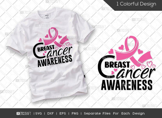 Breast Cancer Awareness SVG Cut File | Breast Cancer Svg | Cancer Survivor Svg | Pink Ribbon Svg | Cancer Ribbon Svg | Fight Cancer Svg | Breast Cancer Quote Svg SVG ETC Craft 