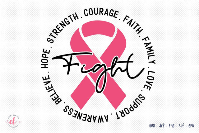 Breast Cancer Awareness SVG Cut File SVG CraftLabSVG 