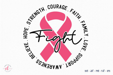 Breast Cancer Awareness SVG Cut File SVG CraftLabSVG 