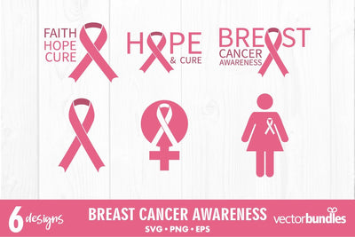 Breast cancer awareness svg cut file SVG vectorbundles 
