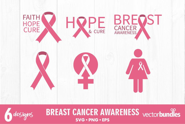 Breast cancer awareness svg cut file SVG vectorbundles 