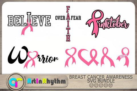 Breast Cancer Awareness Svg, Pink Ribbon Svg, Cancer Awareness Svg SVG Artinrhythm shop 