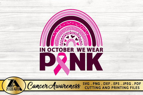 Breast Cancer Awareness SVG Pink Ribbon SVG PNG EPS DXF SVG zoellartz 