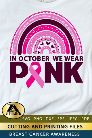 Breast Cancer Awareness SVG Pink Ribbon SVG PNG EPS DXF SVG zoellartz 