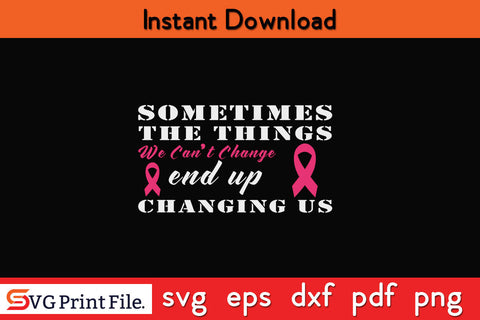 Breast Cancer Awareness SVG PNG Cricut Silhouette Cut File SVG SVG Print File 