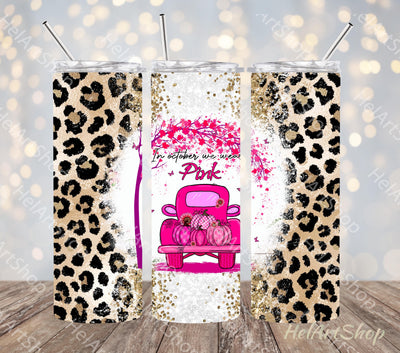 Breast Cancer Awareness Tumbler PNG | Sublimation PNG Sublimation _HelArtShop_ 