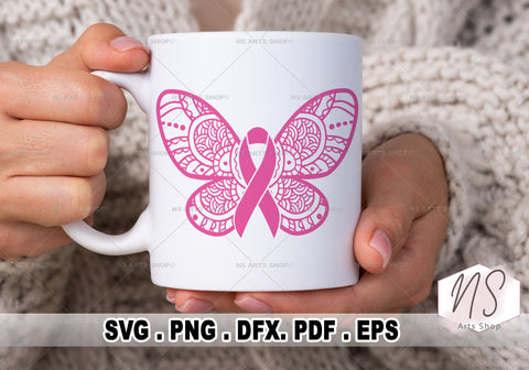 Breast Cancer Bundle SVG, Cancer Quotes SVG, breast cancer awareness, breast cancer ribbon SVG NS Arts Shop 