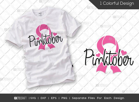 Breast Cancer Bundle Vol-01 | Peace Love Cure Svg | Pinktober Svg | Believe Svg | Hope Svg | Get Your Pink On Svg | Breast Cancer T-shirt Design SVG ETC Craft 