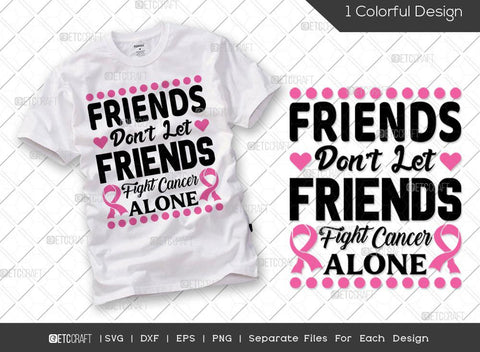Breast Cancer Bundle Vol-03 | Overcome Through Courage And Strength Svg | Stronger Than Cancer Svg | Give Cancer The Boot Svg | I Wear Pink For My Mom Svg | Breast Cancer T-shirt Design SVG ETC Craft 