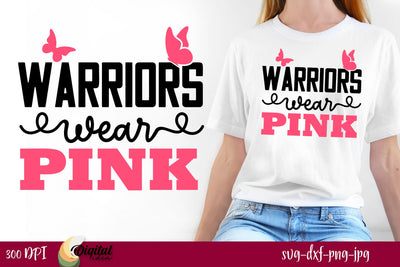 Breast Cancer Fighting Quotes | Supportive Design | Cure | Fight for | Pink color SVG Evgenyia Guschina 