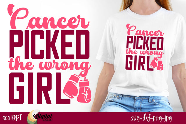 Breast Cancer Fighting Quotes | Supportive Design | Cure | Fight for | Pink color SVG Evgenyia Guschina 