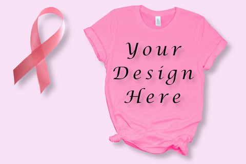 Breast Cancer Mockups Bundle,Breast Cancer Awareness, Pink Ribbon Background, Cancer Mockups Bundle, Flat Lays Mockup Bundle, Jpg image Mock Up Photo ArtStudio 