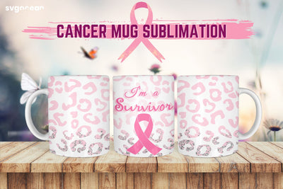 Breast Cancer Mug Tapered | PNG Bundle | Mug Wrap Sublimation SvgOcean 