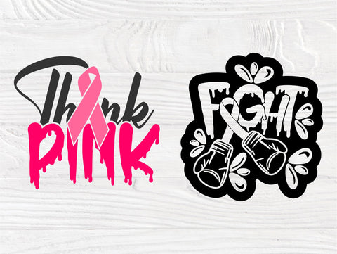 Breast Cancer Quotes, SVG Bundle, Fight Cancer, Survivor Svg SVG TonisArtStudio 