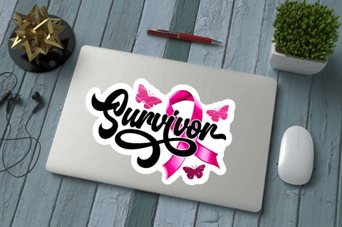 Breast Cancer Stickers Bundle Sublimation Regulrcrative 