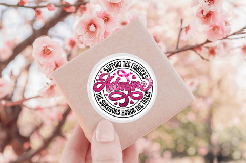 Breast Cancer Stickers Bundle Sublimation Regulrcrative 