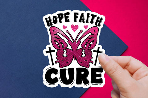 Breast Cancer Stickers Bundle Sublimation Regulrcrative 