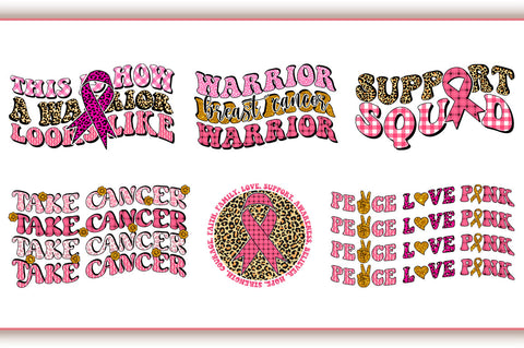 Breast Cancer Sublimation Bundle, Retro Sublimation SVG Shetara Begum 