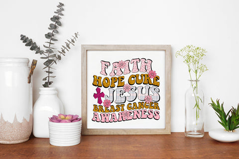 Breast Cancer Sublimation Bundle, Retro Sublimation SVG Shetara Begum 