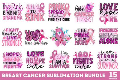 Breast Cancer Sublimation Bundle Sublimation Regulrcrative 