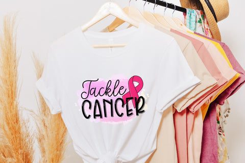 Breast Cancer Sublimation - Tackle Cancer Sublimation CraftLabSVG 