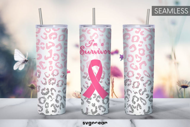 Breast Cancer Survivor Png | PNG Bundle | Tumbler 20oz Sublimation SvgOcean 