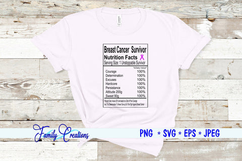 Breast Cancer Survivor SVG Family Creations 