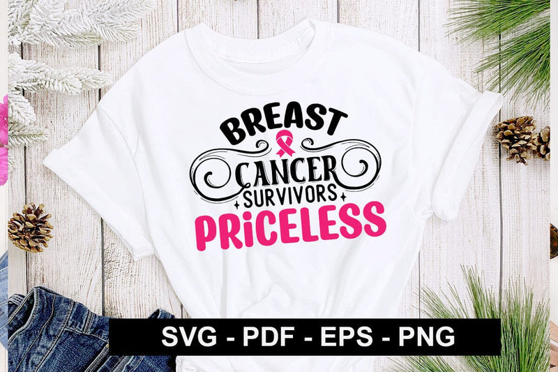 Breast Cancer Survivors Priceless SVG SVG CraftingStudio 
