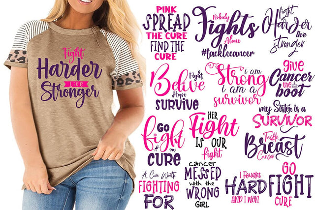 Breast Cancer SVG Bundle 15 File SVG orpitasn 