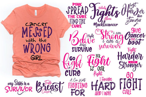 Breast Cancer SVG Bundle 15 File SVG orpitasn 