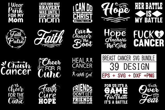 Breast Cancer SVG bundle 35 design SVG Nurstore 